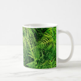 Grönt löv kaffemugg