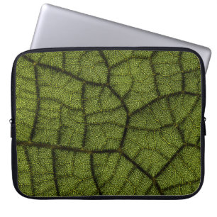 Grönt löv laptop fodral