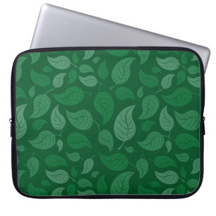 Grönt löv laptop sleeve