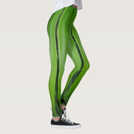 Grönt Löv Leggings