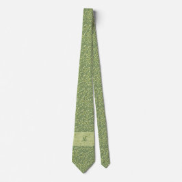 Grönt Löv Monogram Tie Gift for Pappa, Make Slips
