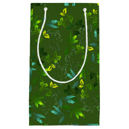 Grönt Löv Mönster Gift-väska