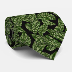 Grönt löv Neck Tie Slips