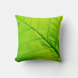 Grönt Löv Pillow Kudde