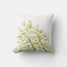 Grönt Löv Pillow Kudde