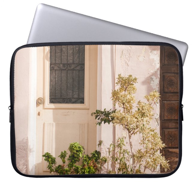 GRÖNT LÖV PLANTER LAPTOP FODRAL (Framsidan)