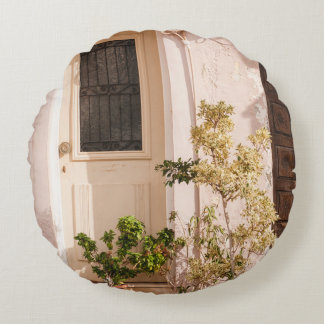 GRÖNT LÖV PLANTER RUND KUDDE