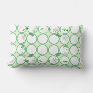 Grönt Löv Plants Nature Dekorativ kudde Cushion
