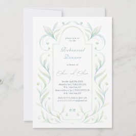 Grönt Löv Rehearsal Middag Inbjudningar