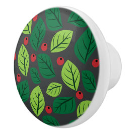 Grönt Löv, Röda bär, Mönster om Löv Knopp