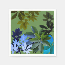 Grönt Löv Standard Cocktail Napkin Pappersservett