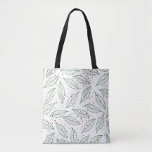 Grönt Löv Tote Bag
