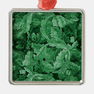 Grönt Lövs (av William Morris) Julgransprydnad Metall