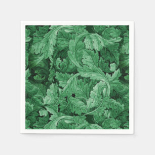 Grönt Lövs (av William Morris) Pappersservett