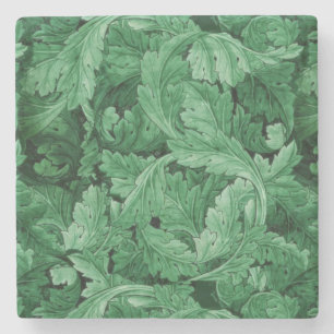 Grönt Lövs (av William Morris) Stenunderlägg