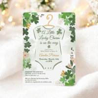 Grönt Lucky Klöver St. Patrick Day Baby Shower