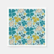 Grönt Lucky Shamrocks Klöver St. Patrick's Day