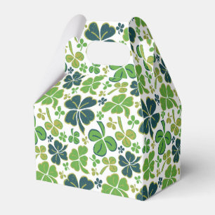 Grönt Lucky Shamrocks Klöver St. Patrick's Day Presentaskar