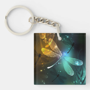 Grönt Luminös drakflygning