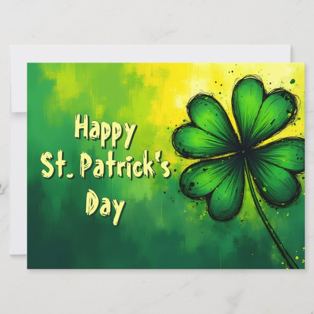 Grönt, Lycka & Glädje - Glad St. Patrick's Day! (Framsida)