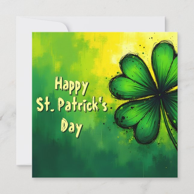 Grönt, Lycka & Glädje - Glad St. Patrick's Day! (Framsida)