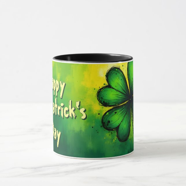 Grönt, Lycka & Glädje - Glad St. Patrick's Day! Mugg (Center)