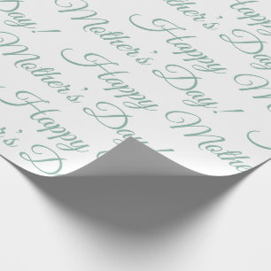Grönt Lycklig Mor Helgdag för dagskript Presentpapper