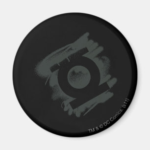 Grönt lyktasprejsymbol magnet