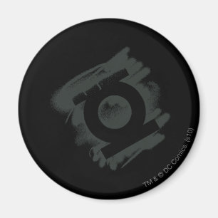 Grönt lyktasprejsymbol magnet