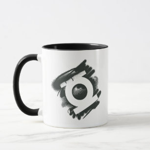 Grönt lyktasprejsymbol mugg