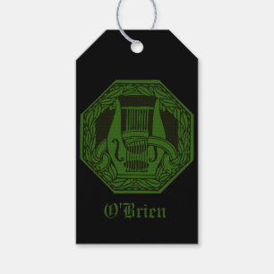 Grönt Lyre Badge Personlig Gift-Märkre Presentetikett