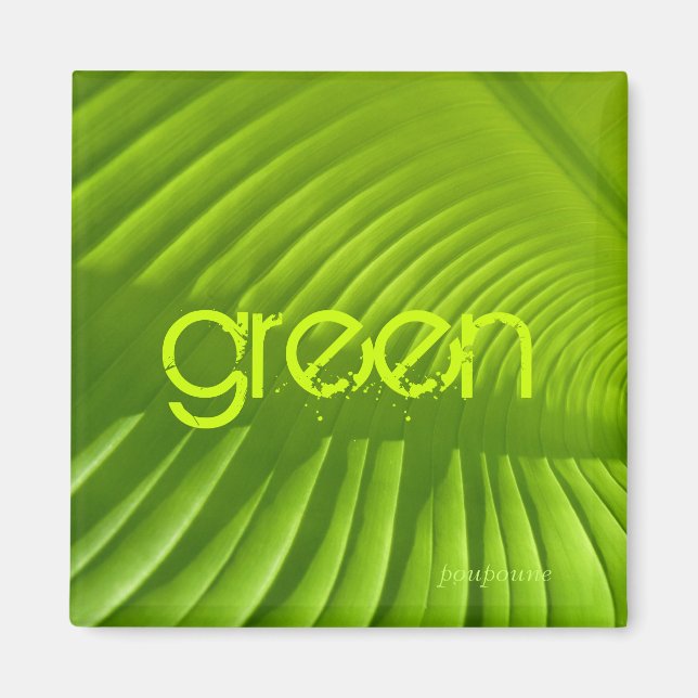 grönt magnet (Framsidan)