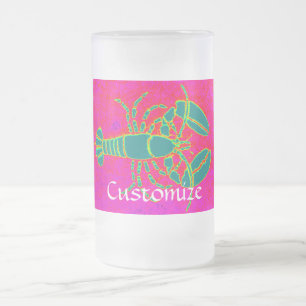 Grönt Maine Lobster Thunder_Cove Frostat Ölglas