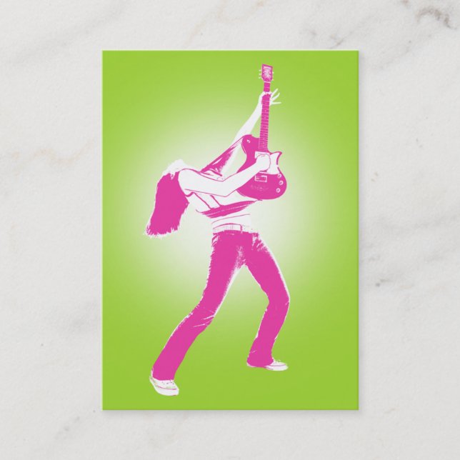 "Grönt majestätiskt" knubbigt kort (Framsida)