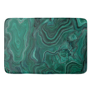 Grönt Malachite Stone Badrumsmatta