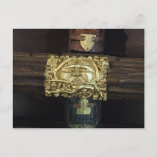 Grönt Man Postcard - Lutterworth Vykort