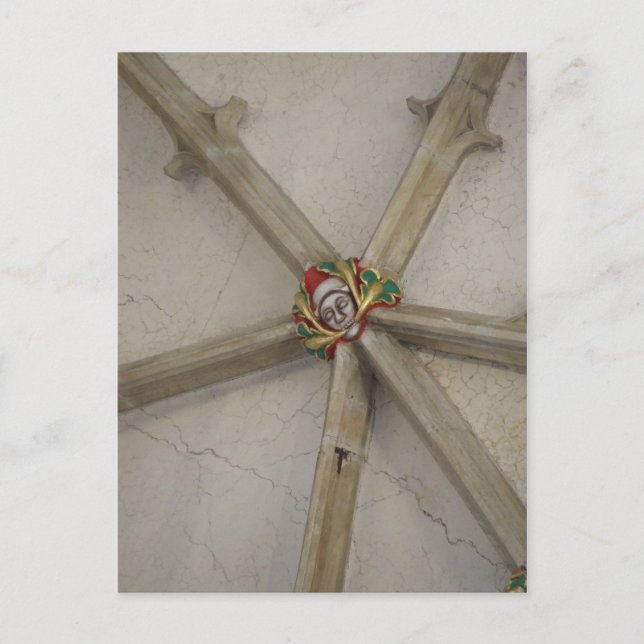 Grönt Man Postcard - Salisbury Cathedral Vykort (Framsida)