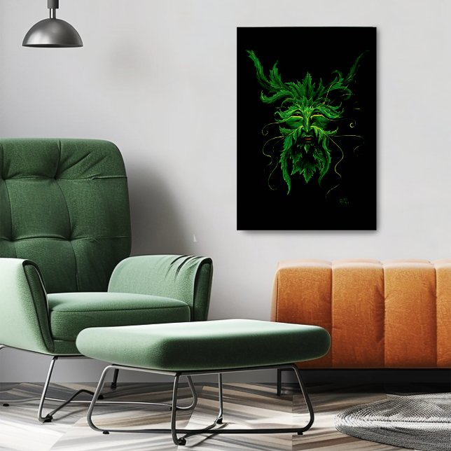 Grönt Man Poster (Skapare uppladdad)