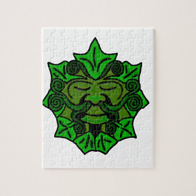 Grönt Man Pussel (Vertikal)