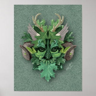Grönt Man - Skriv ut eller Poster