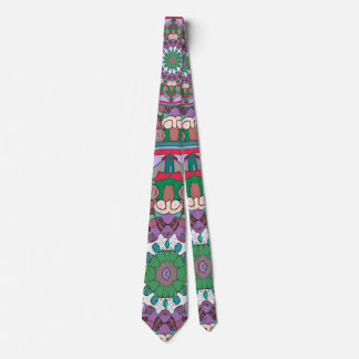 Grönt Mandala Neck Tie Slips