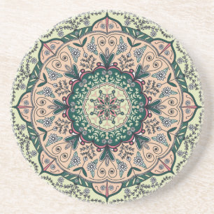 Grönt Mandala-sandsten underlägg