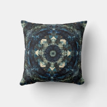 Grönt Mandala symmetrikaleidoskopisk mönster