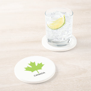 Grönt Maple Löv Kanada Underlägg