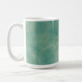 grönt marble abstrakt kaffemugg