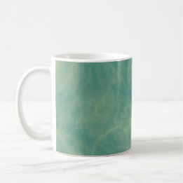 grönt marble abstrakt kaffemugg
