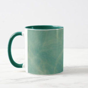 grönt marble abstrakt mugg