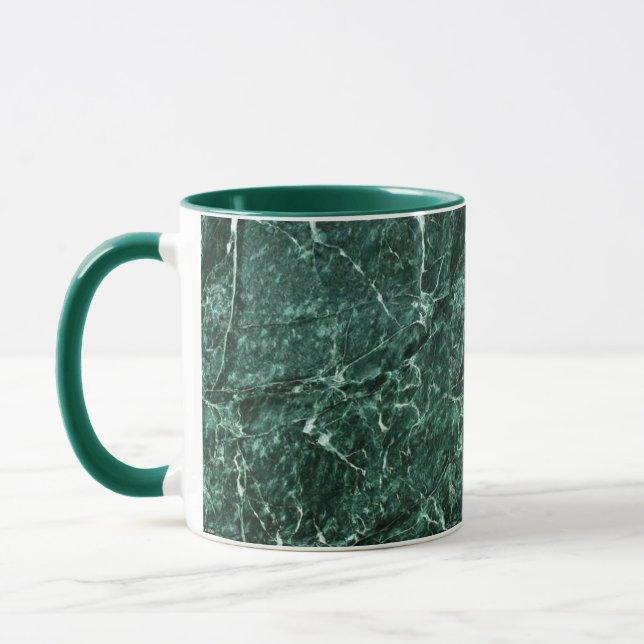 GRÖNT MARBLE COFFEE MUGG (Vänster)