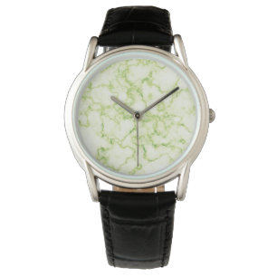 Grönt Marble Mönster Armbandsur