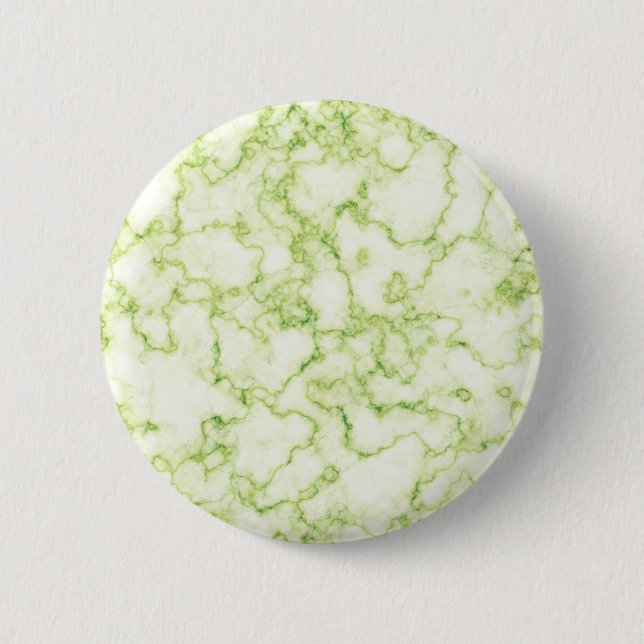 Grönt Marble Mönster Knapp (Framsida)